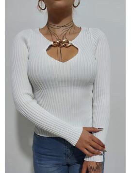 Bluza Dama GoldDetail Alb